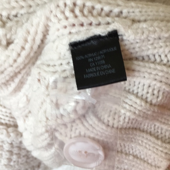 NWT Skull Cashmere Cozy Cable Knit Sweater/cardigan - Picture 5 of 6